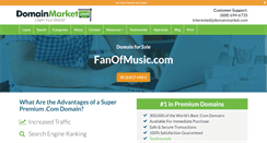 Desktop Screenshot of fanofmusic.com