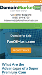 Mobile Screenshot of fanofmusic.com